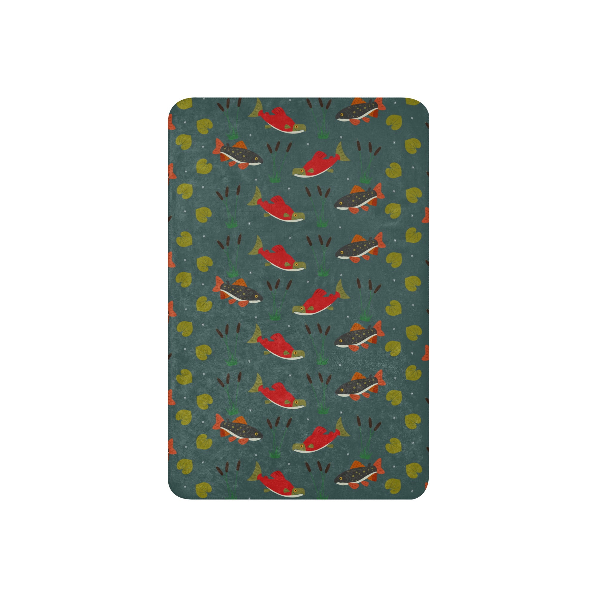 Fish Life Sherpa Blanket