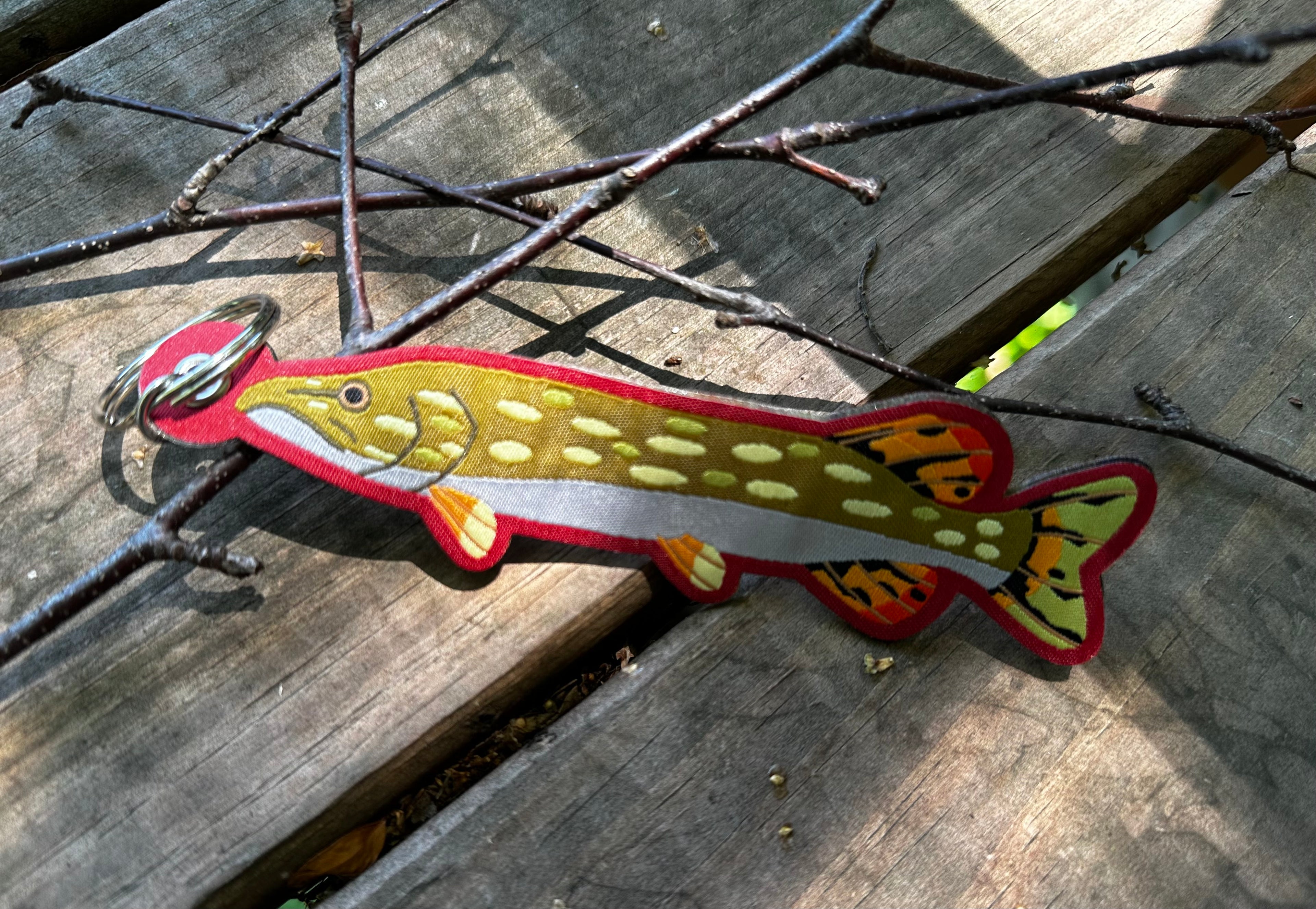 Northern Pike Woven Charm