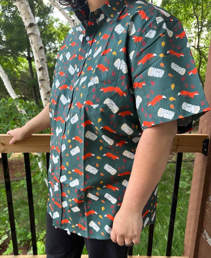 Fox Button up Shirt