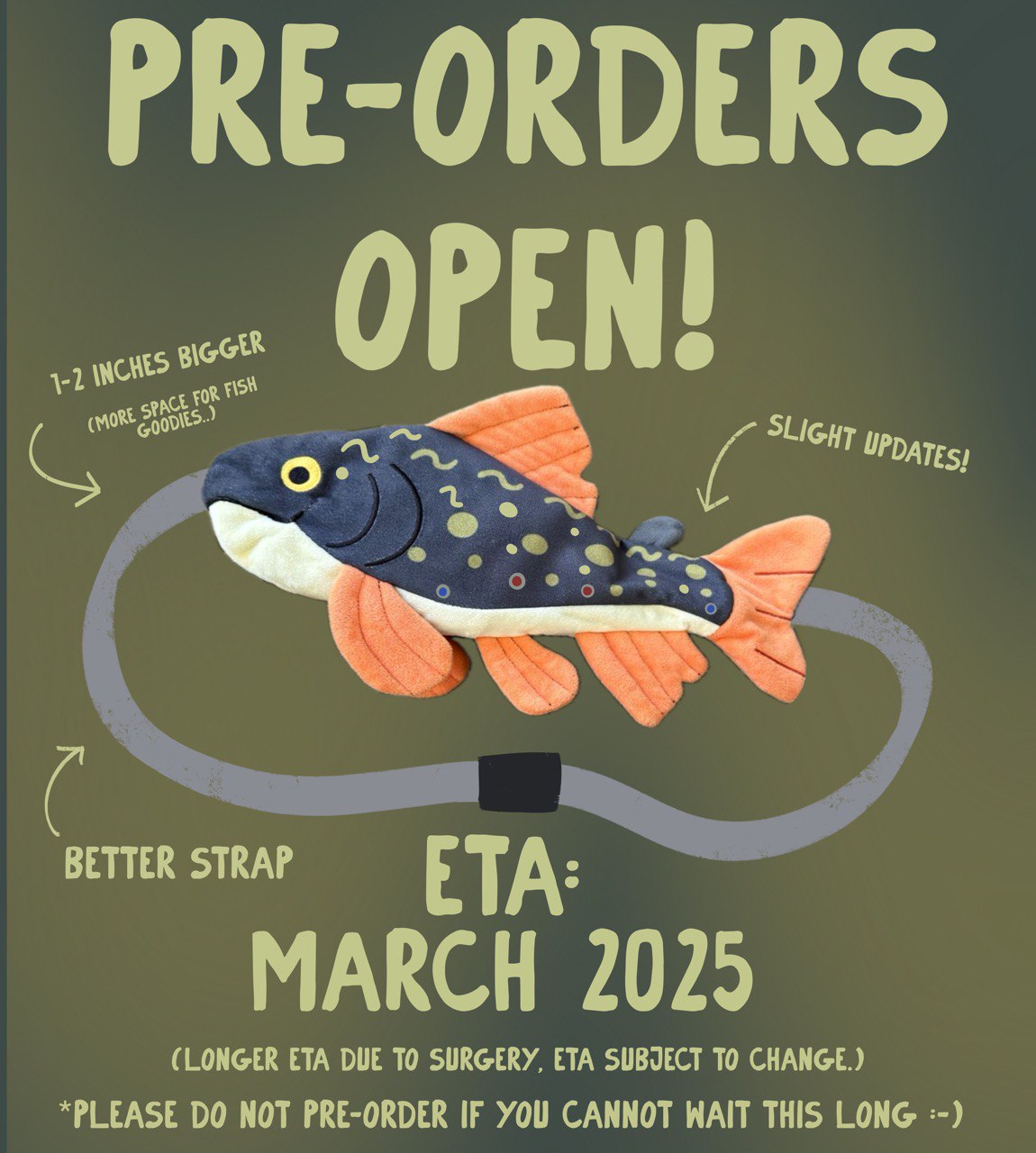 (PRE-ORDER)Brook Trout Fannypack/Chest Bag (READ DESCRIPTION)