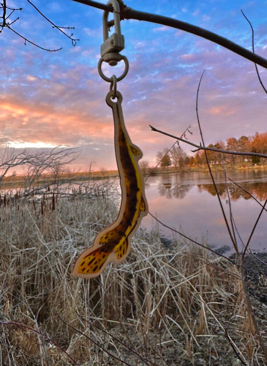 Long Nose Gar Wooden Charm