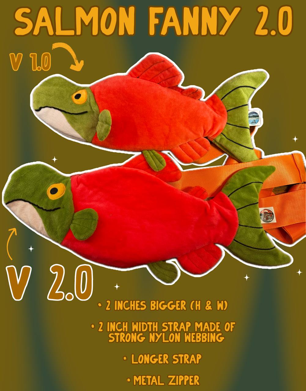 Salmon Fanny 2.0 (PRE-ORDER) (READ DESCRIPTION)