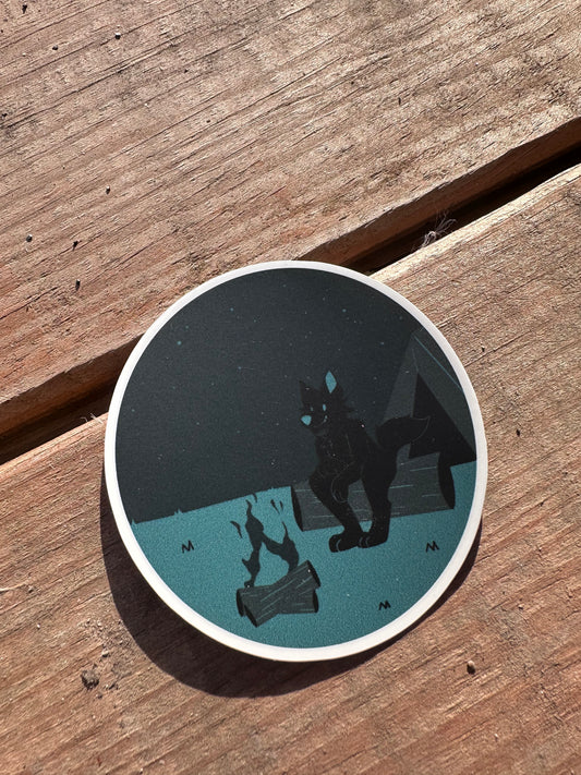 Camping Sticker